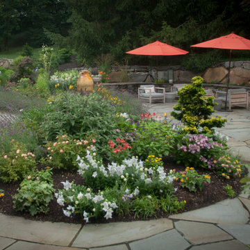 Before and After images of new garden installations