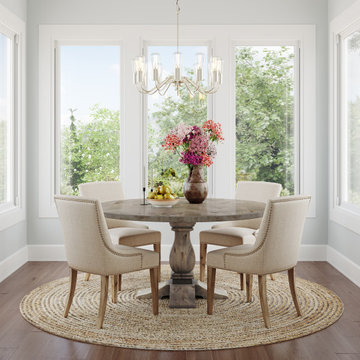 Round Top Heirloom Pedestal Table