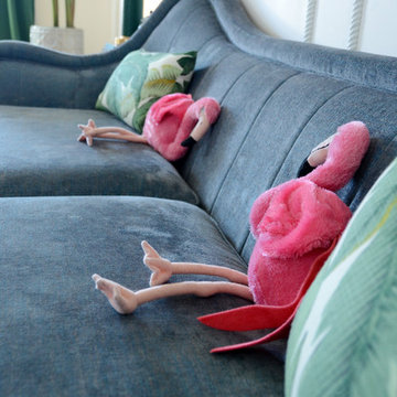 My Houzz: Tropical Chic Style in a 1950s New England Home