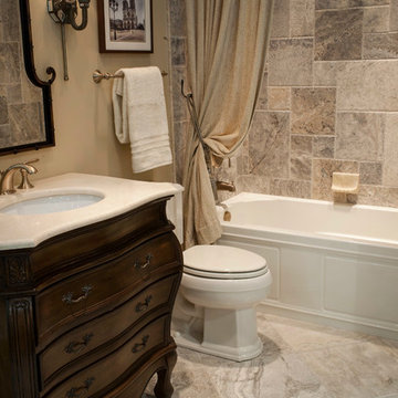 The Claros Silver Travertine Collection