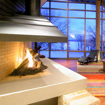 Wood & Metal Luxury Home Interior