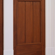 Mahogany Shaker Style Exterior Door Traditional Entry Other