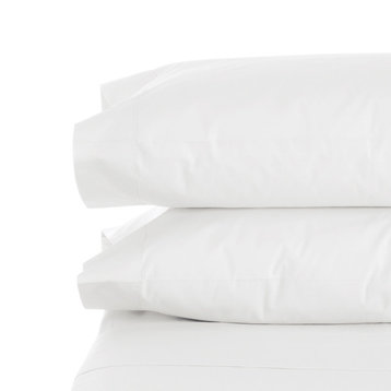 1800 Series PillowCase - 2 Pillow Cases Per Set King Size Standard Size, White,