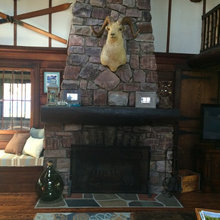 Family room mantle