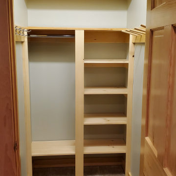 Bryant Pond Ski Closet - Finished