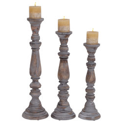 French Country Candleholders by Brimfield & May