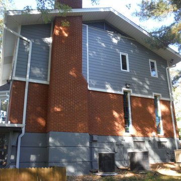 Masonite Siding Replacement | Grey Slate James Hardie | Frontenac, MO. (63131)