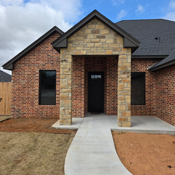 Stone entrance greets you upon arrival