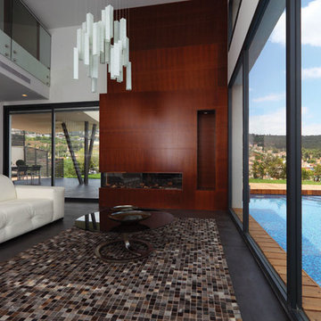 Tanzania Chandelier with a Poolside View