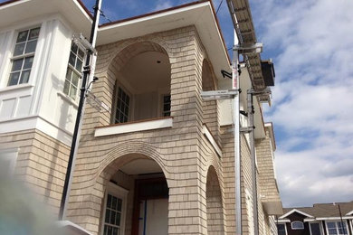 Example of a classic exterior home design in Philadelphia