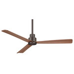 Minka Aire - Minka Aire Simple 44" 44" Ceiling Fan F786-ORB - 44" Ceiling Fan from Simple 44" collection in Oil Rubbed Bronze finish. No bulbs included. 44" 3-Blade Ceiling Fan in Oil Rubbed Bronze Finish with Medium Maple Blades. Optional Custom LED Light Kit Available K9787L No UL Availability at this time.