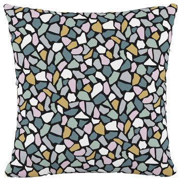 18" Decorative Pillow, Bold Terrazzo Lavender