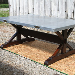 Zinc Dining Table - Dining Tables