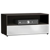Nexera Allure 36-Inch TV Stand, 1 Open Shelf, 1 Drawer