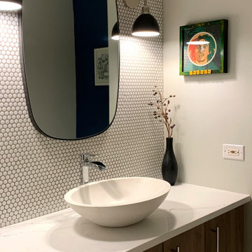 Chic Modern Retro Lincoln Park Bathroom