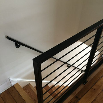 Simple modern railing and handrail