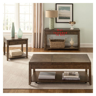 Anrey 3 Piece Coffee Table Set - Transitional - Coffee Table Sets - by ...