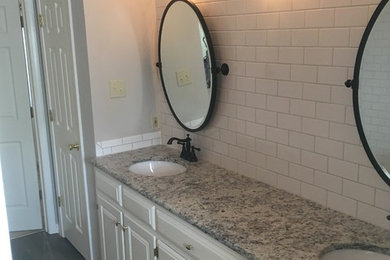 Example of a classic bathroom design in Other