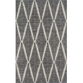 Hauteloom Nuri Black Outdoor Rug - 7'10 x 10' Rectangle