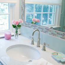tile around mirrors