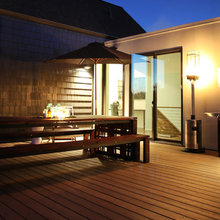 Outside upstairs terrace