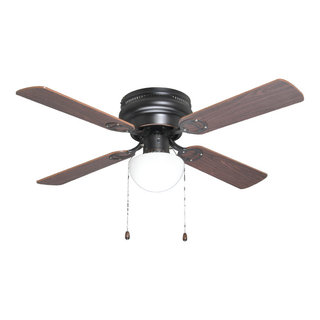 Aegean 42" Flush Mount Ceiling Fan, Classic Bronze - Traditional - Ceiling  Fans - by Hardware House | Houzz