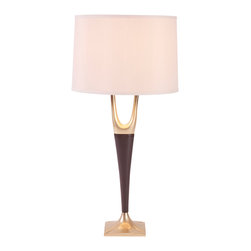 8000-11 Foy Chocolate Lamp - Table Lamps