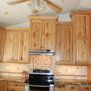 Rustic hickory kitchen