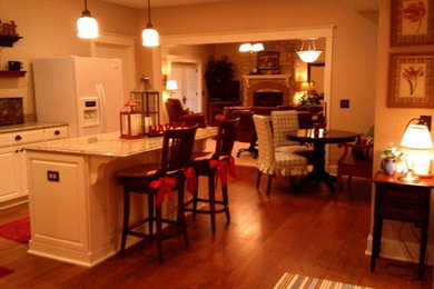 Example of a classic basement design in Kansas City