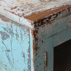 Acid Washed Media Console - Accent Chests And Cabinets