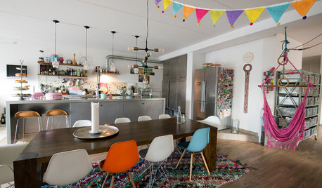 Houzz Tour: Cirkusfynd och klätterväggar i det gamla kontoret