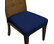 SmartSeat Dining Chair Seat Cover and Protector, Midnight Navy Blue