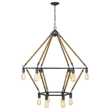 Acclaim Holden 12-Light Chandelier IN10056AGY - Antique Gray