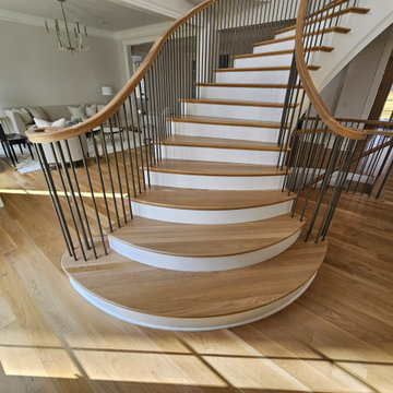 Project #116 | Elegant Curved Staircase