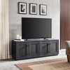 Tillman Rectangular TV Stand for TV's up to 80 in Charcoal Gray