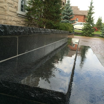 Flagstone on front porch and steps in Newmarket