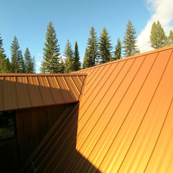 Copper Metallic Standing Seam - Roofing And Gutters