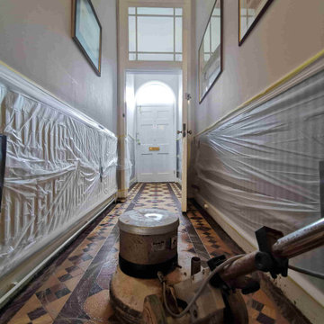 Restoration of an Original Victorian Tiled Hallway in Sheffield