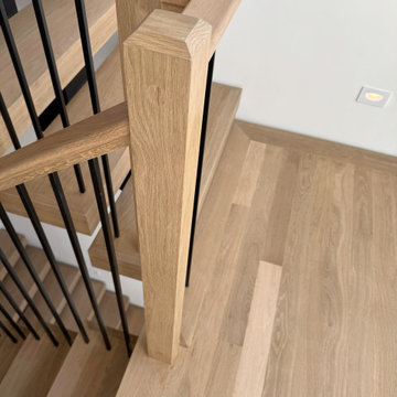 Project #139 | Four Story Modern Floating Staircase