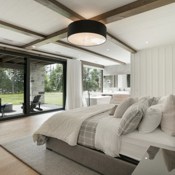 Timber frame - St-Donat
