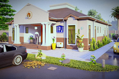 House Plan 20210701B: Family Home with Courtyard Building Design - 3 Bedrooms