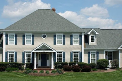 Example of a classic exterior home design in DC Metro