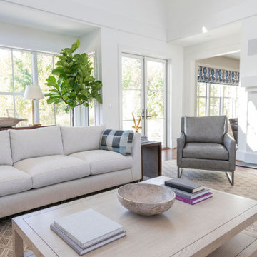 Clean,  modern living room