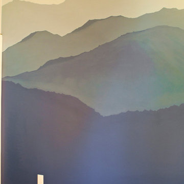 Blue Ridge Mountains Nursery Mural
