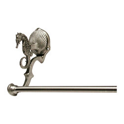 Dartefax - Sea Horse Towel Bar 24'' - Towel Bars