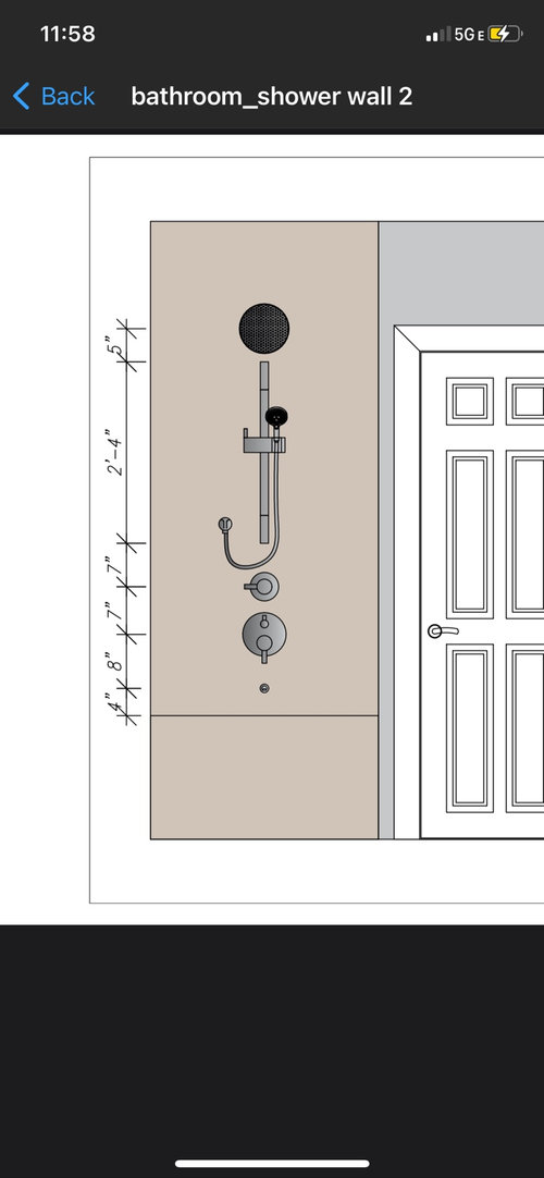 Advice for Shower Valve / Tub layout