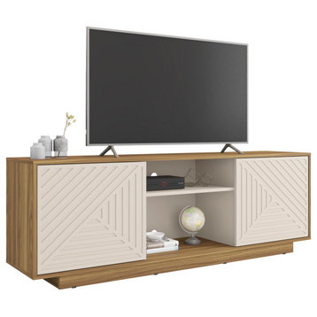 Techni Mobili TV Stand for TV’s Up to 70”, Oak