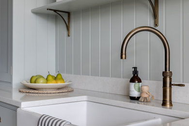 Contemporary utility room in Hertfordshire.