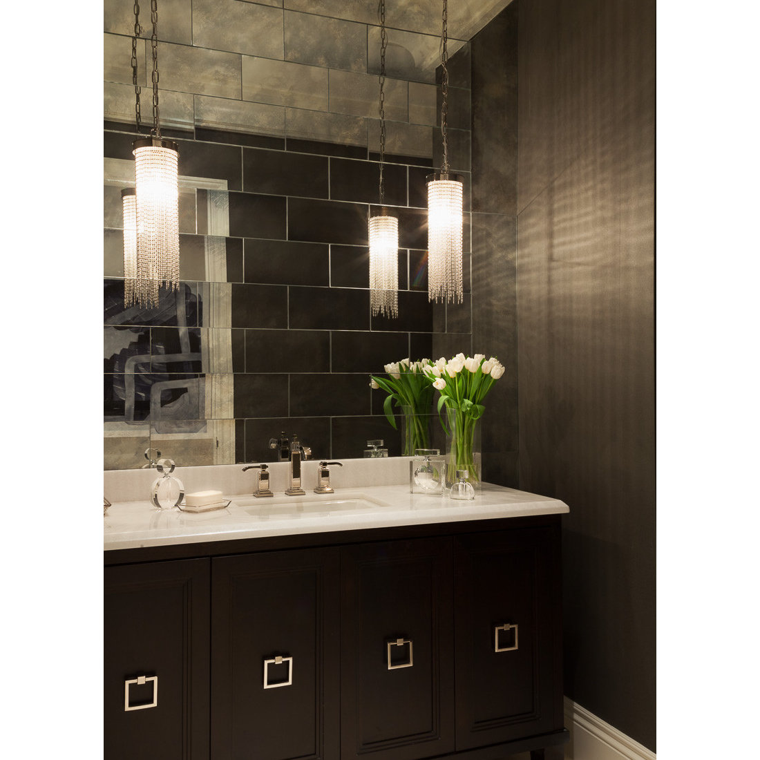 Transitional Powder Room