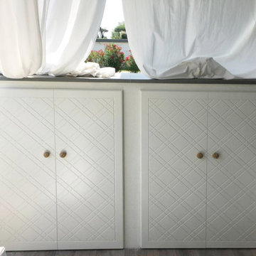 Ante decorate per veranda esterna